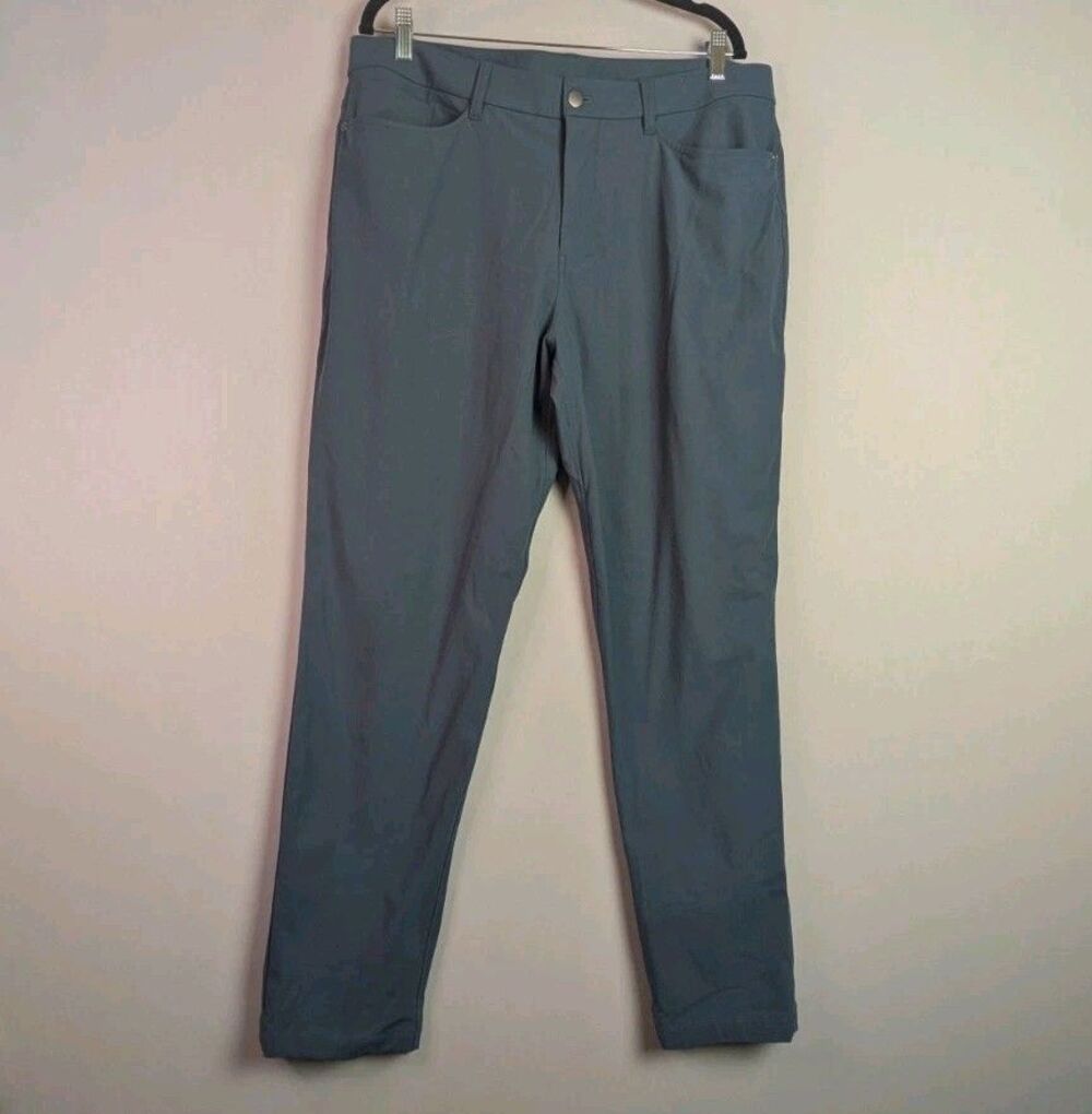 Lululemon Pants Mens 36x31 Blue ABC Warpstreme Classic Fit Chino LM5AO1S Comfort